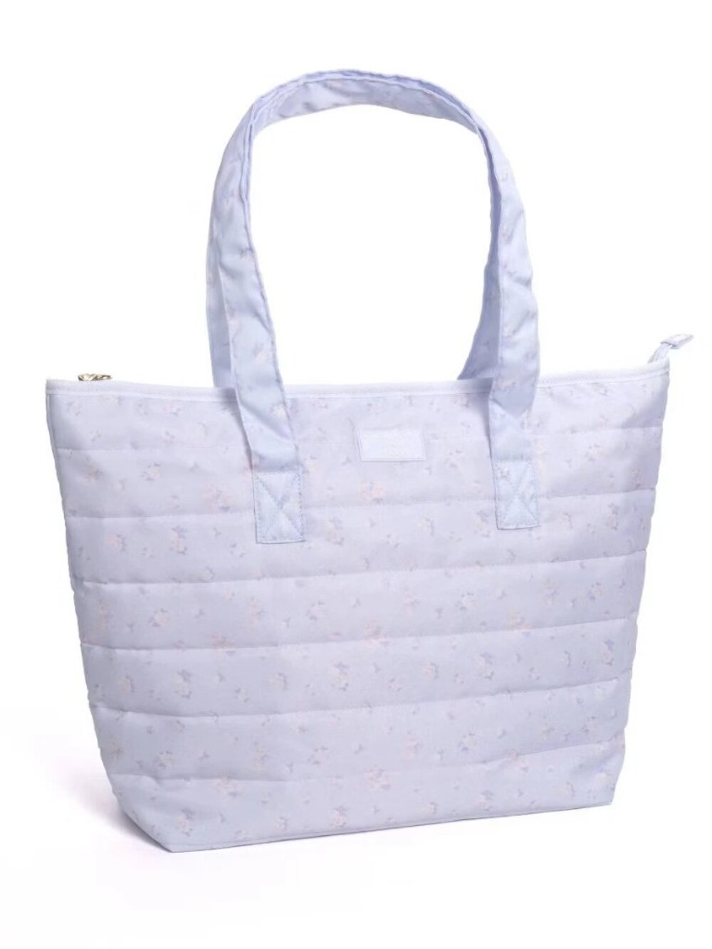 LoveShackFancy x Target - Yoobi Everblooming Rosettes Ditsy Quilted Tote Blue